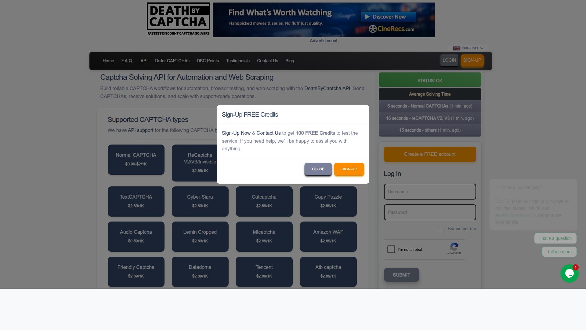 BookYourData for Proxy Rotation And CAPTCHA Handling website